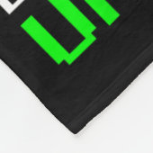100 dagen van school ontgrendelde gamer videogames fleece deken (Hoek)