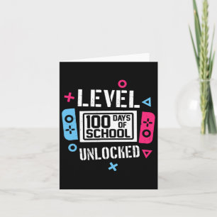 100 dagen van school ontgrendelde gamer videogames kaart