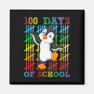 100 dagen van school pinguïn minnaar jongens meisj magneet