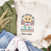 100 Dagen van School Retro Leraar T-shirt