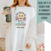 100 Dagen van School Retro Leraar T-shirt