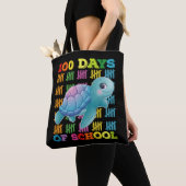 100 dagen van school schildpad leraar student tote bag (Dichtbij)