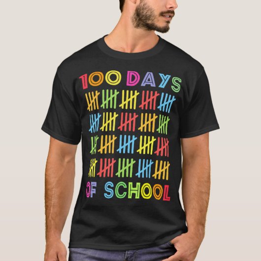 100 dagen van school Shirt Kinder 100ste dag van s (Voorkant)