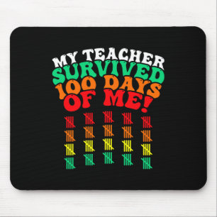 100 dagen van school T-shirt Kinder 100ste dag van Muismat