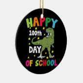 100 dagen van school Trex 100e dag van de school Keramisch Ornament (Rechts)