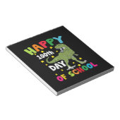 100 dagen van school Trex 100e dag van de school Notitieblok (Schuin)