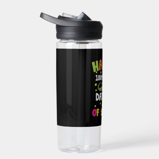 100 dagen van school Trex 100e dag van de school Waterfles (Rechts)