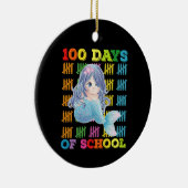 100 dagen van school zeemeermin leraar student keramisch ornament (Rechts)