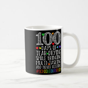 100 dagen van tranen dagend smile - schoolbegeleid koffiemok