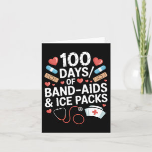 100 Dagen Verpleegster 100 Dagen Pleisters Student Kaart