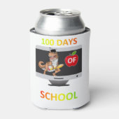 100 dagen virtuele schoolleerstudent Quaran Blikjeskoeler (Blikje Voorkant)