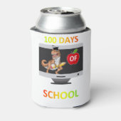 100 dagen virtuele schoolleerstudent Quaran Blikjeskoeler (Blikje Achterkant)