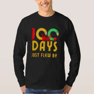 100 dagen vlogen gewoon voorbij Vlinder 100ste sch T-shirt