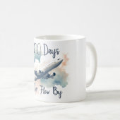 100 dagen vlogen voorbij koffiemok (Voorkant rechts)