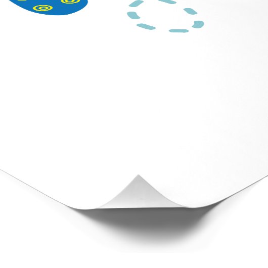 100 dagen vloog net door schoolvlinder perfect poster (Hoek)