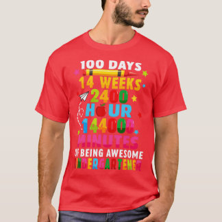 100 dagen voor de 100e dag van de kindertuin t-shirt