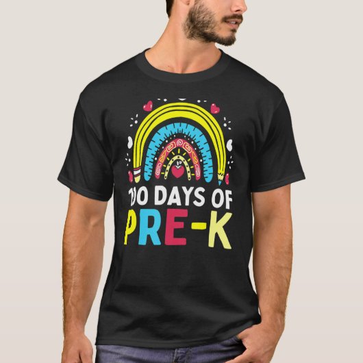 100 dagen voor de 100e dag van de schoolpijn t-shirt (Voorkant)