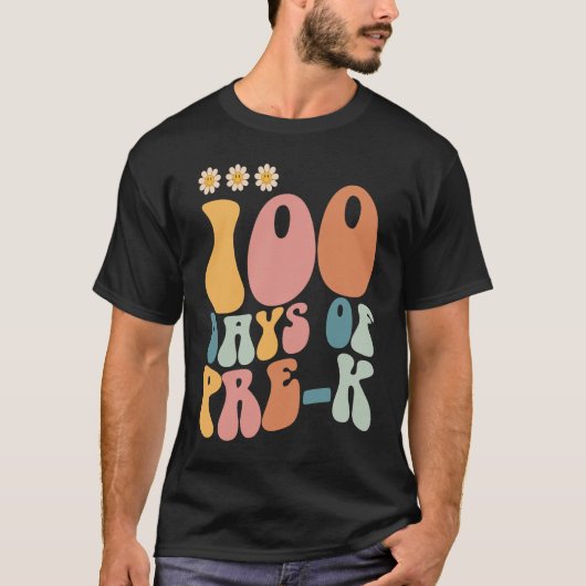 100 Dagen Voorbereidend Kleuteronderwijs  Gelukkig T-shirt (Voorkant)