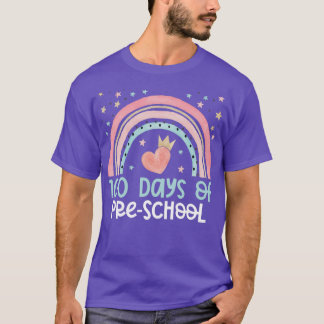 100 dagen voorschoolse leraar t-shirt