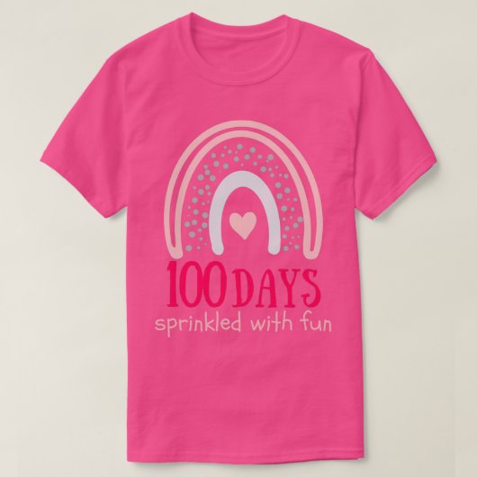 100 dagen vormgeving voor schoolmeisjes 1 t-shirt (Design voorkant)