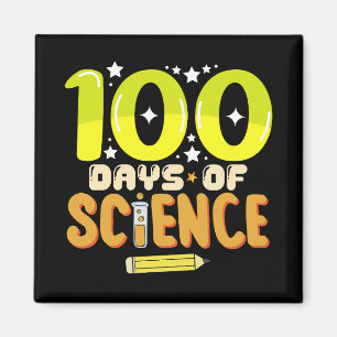100 dagen wetenschap 100e dag van school leraar magneet