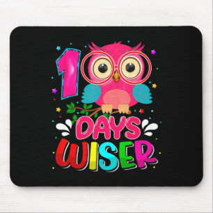 100 dagen Wiser Cute Owl 100 dagen slimmer 100 dag Muismat