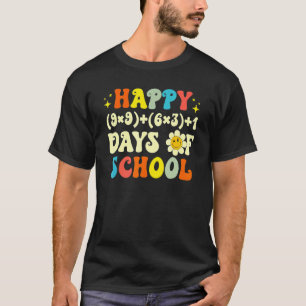 100 dagen wiskunde formule 100ste dag wiskunde the t-shirt