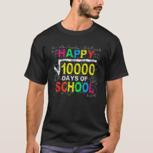 100 dagen wiskunde-leraar vierkantswortel van 100 t-shirt
