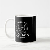 100 dagen Wiskunde van school studeren Koffiemok (Links)