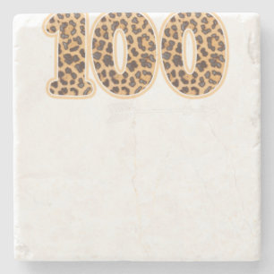 100 dagen Y&39;alle leraar of student 100e dag van Stenen Onderzetter
