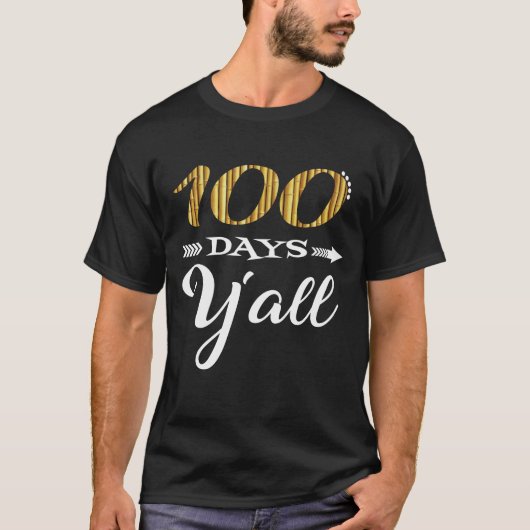 100 dagen Y alle leraar of student T-shirt (Voorkant)