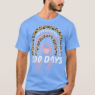 100 dagen Y'all lerarenstudent 100e schooldag T-shirt