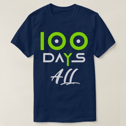 100 dagen Yx27all Funny 100 dagen schooltijd T-shirt (Design voorkant)