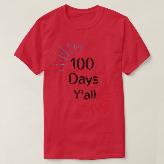 100 dagen Yx27all Funny 100th Day of School 17 T-shirt (Design voorkant)