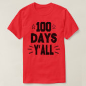 100 dagen Yx27all Funny 100th Day of School 24 T-shirt (Design voorkant)