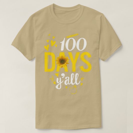 100 dagen Yx27all Funny 100th Day of School Shirt (Design voorkant)