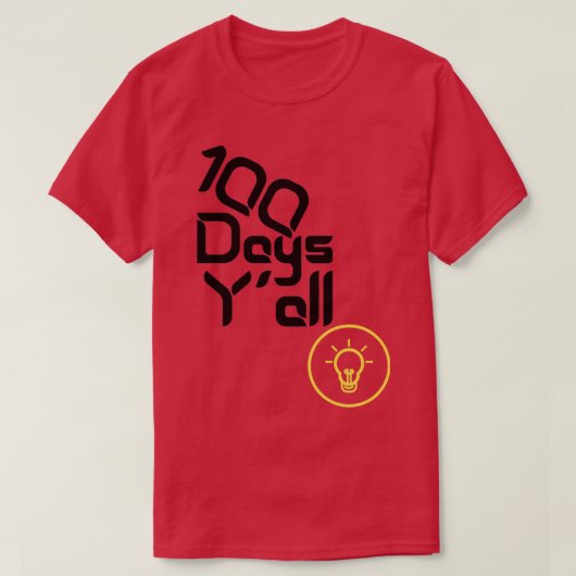 100 dagen Yx27all Funny 100th Day of School T-shirt (Design voorkant)