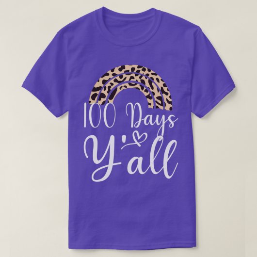 100 dagen yx27all geweldig cadeauidee voor 100 dag t-shirt (Design voorkant)