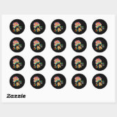 100 Dagen Zijn Op Plezier 100 Dagen Van Schoolball Ronde Sticker (Vel)