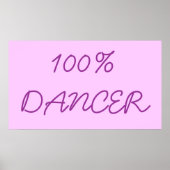 100% DANCER POSTER (Voorkant)
