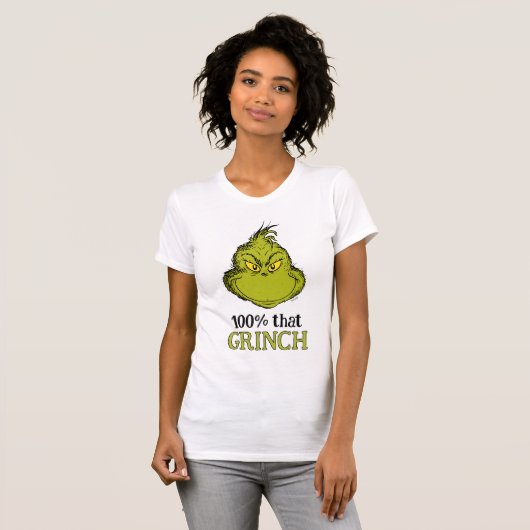 100% dat Grinch T-shirt (Voorkant volledig)