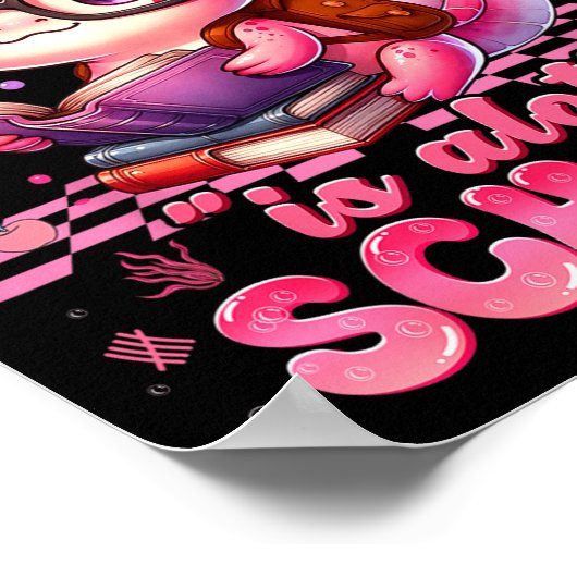 100 Day Is Alott School Nk Axolt 100th Day Teacher Poster (Hoek)