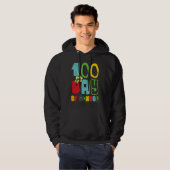 100 Day of School for Kids Child Yes Hoodie (Voorkant volledig)