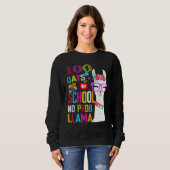 100 day of school long sleeve shirt 100th No Probl (Voorkant volledig)