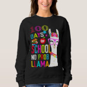100 day of school long sleeve shirt 100th No Probl (Voorkant)