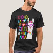 100 Day Of School Long Sleeve Shirt 100th No Probl (Voorkant)