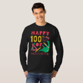 100 days 100th Day Of School Kindergarten T-shirt (Voorkant volledig)