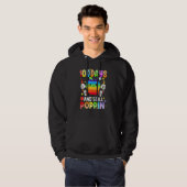 100 Days And Still Poppin 100th Day Of School Boy  Hoodie (Voorkant volledig)
