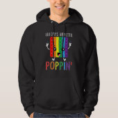 100 Days And Still Poppin 100th Day Of School Boys Hoodie (Voorkant)