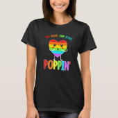 100 Days And Still Poppin 100th Day Of School Boys T-shirt (Voorkant)